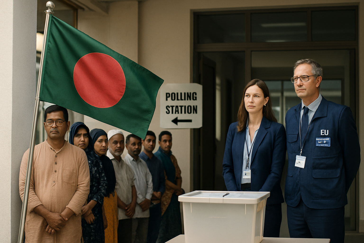Bangladesh Prepares for Historic Elections as EU Observers Deploy Nationwide