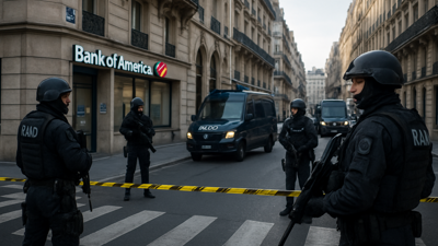 Major Terror Plot Against Bank of America Paris Foiled as French Police Arrest Three Suspects