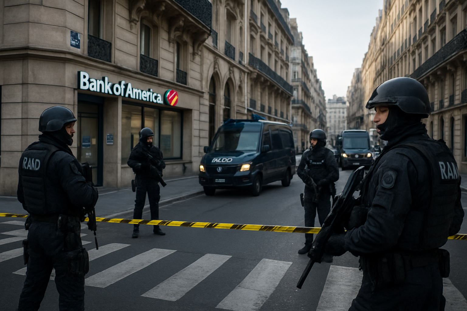 Major Terror Plot Against Bank of America Paris Foiled as French Police Arrest Three Suspects