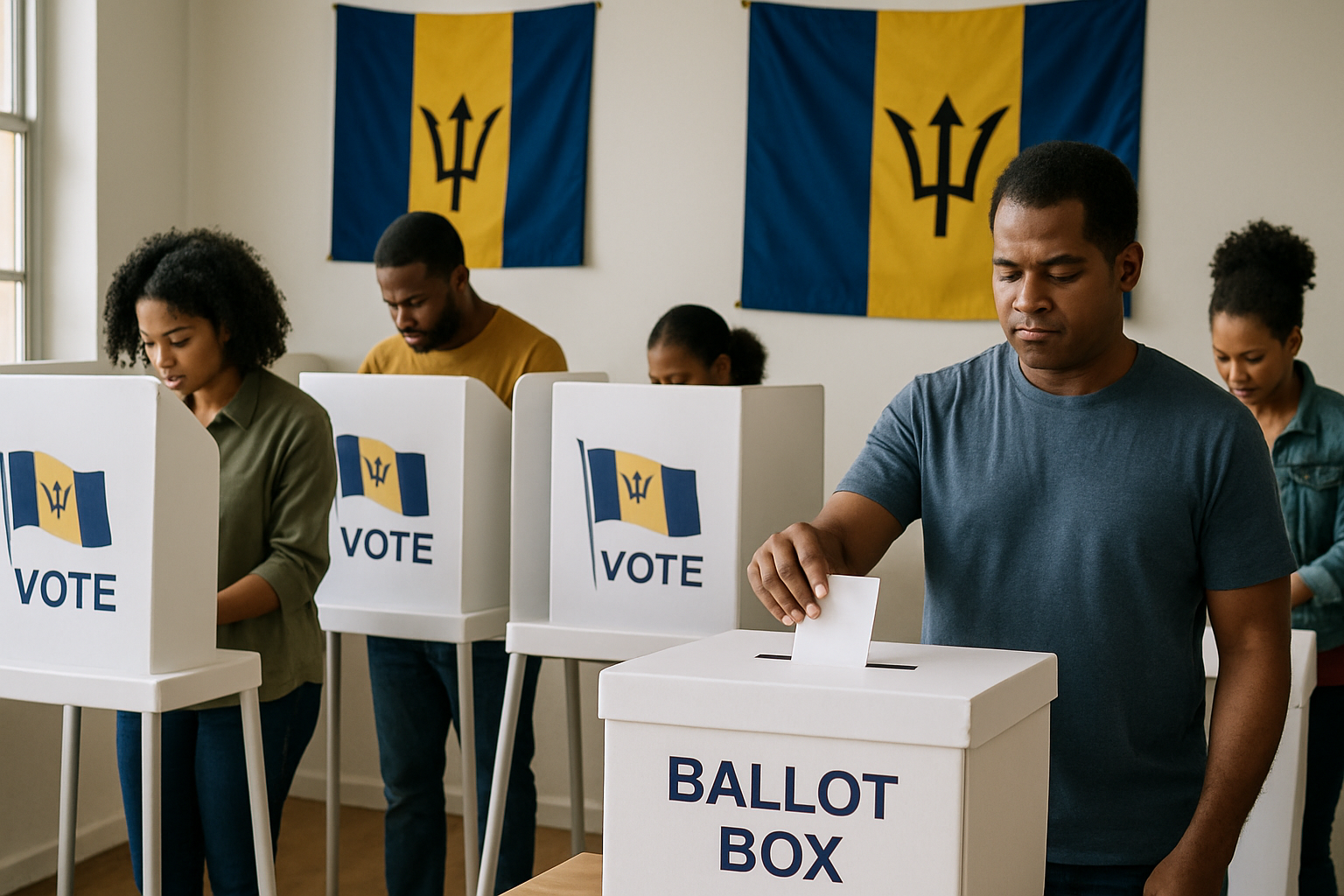 Barbados Election Day Begins as Regional Democratic Transitions Unfold Across Caribbean and Europe