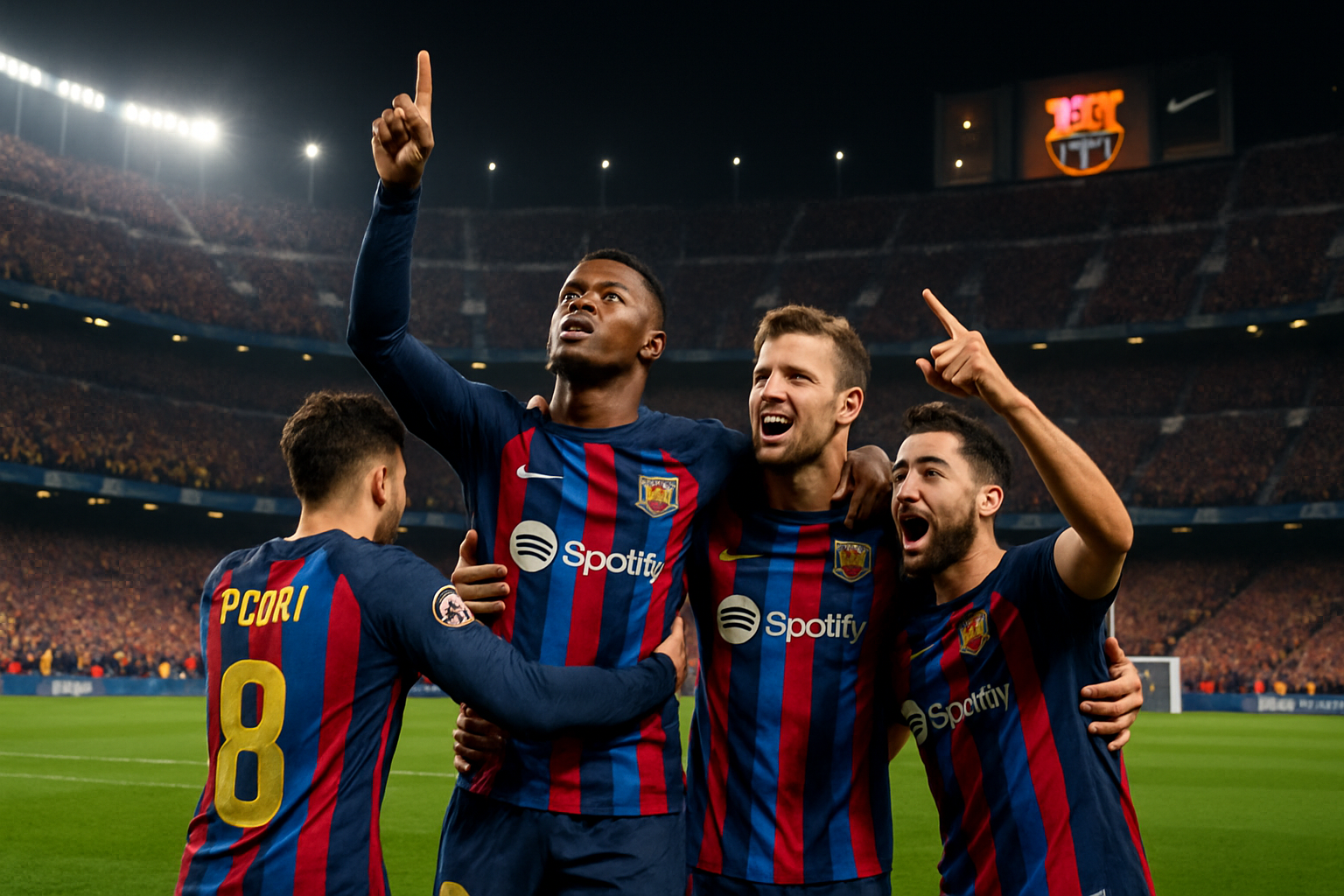Barcelona Demolishes Newcastle 7-2 to Storm Into Champions League Quarter-Finals