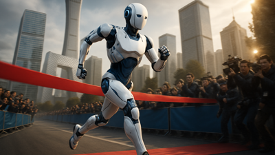 Humanoid Robots Shatter Human Records in Beijing Marathon as Google Advances AI Chip Development