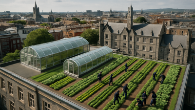 Dublin School's Revolutionary Rooftop Farm Supplies Michelin-Star Chapter One Restaurant