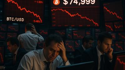 Bitcoin Plunges Below $75,000 as Cryptocurrency Markets Face Regulatory Headwinds and Investor Retreat