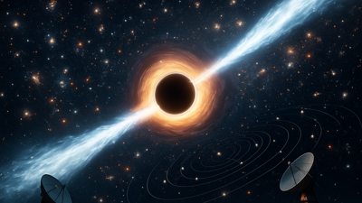 Scientists Measure Black Hole Jet Speeds for First Time as Unprecedented Universe Map Unveiled