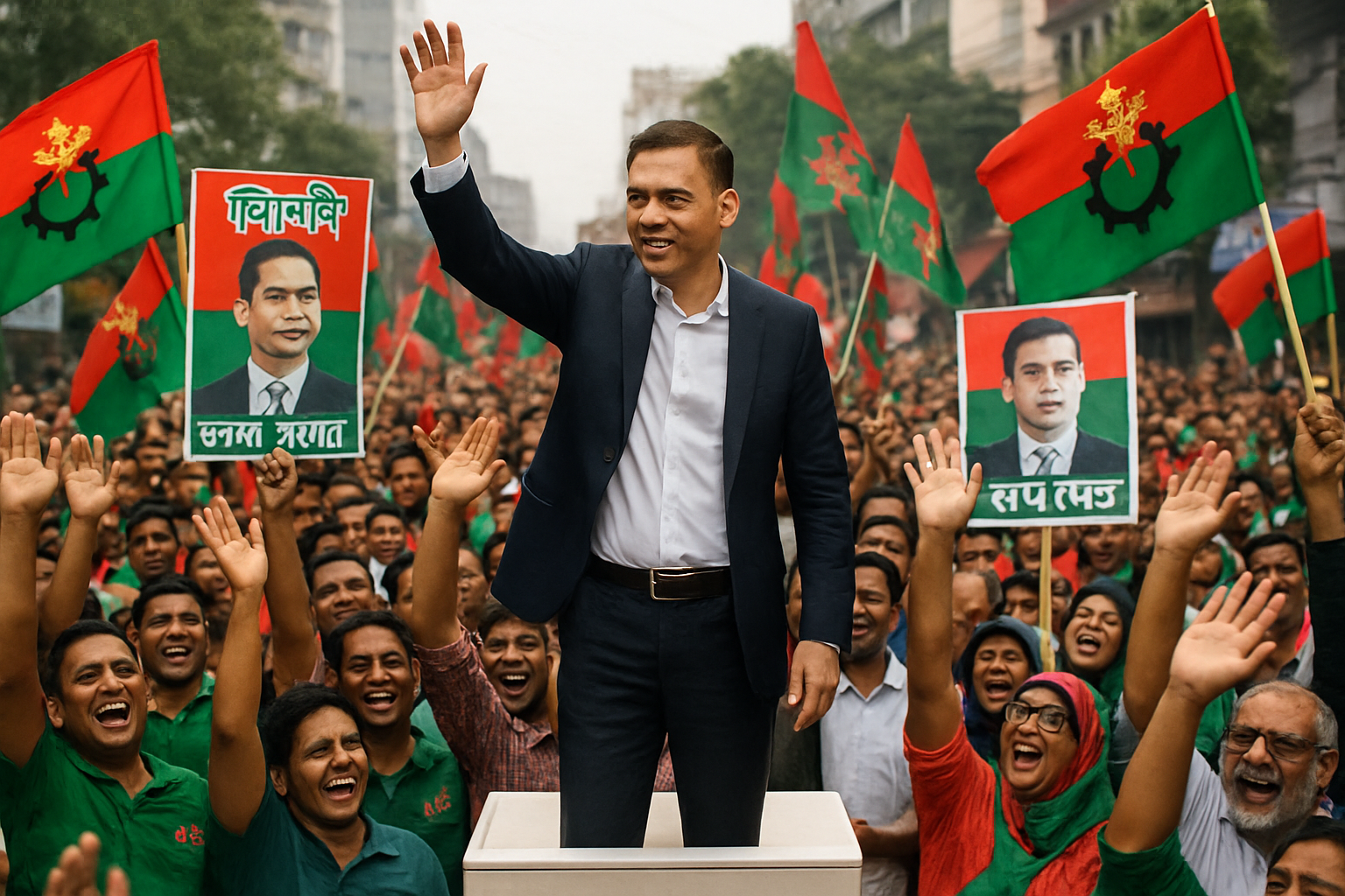 BNP Claims Historic Landslide Victory as Tarique Rahman Set to Become Bangladesh Prime Minister