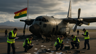 Bolivia Military Plane Crash Investigation: Search for Black Box Intensifies as Death Toll Rises to 22