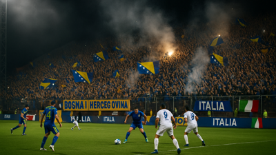 Bosnia Herzegovina Falls to Italy 1-0 in Dramatic World Cup Playoff at Zenica Despite Heroic Performance