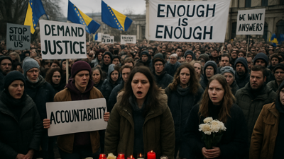 Bosnia Demands Justice: Mass Protests Continue Following Student Tramway Tragedy
