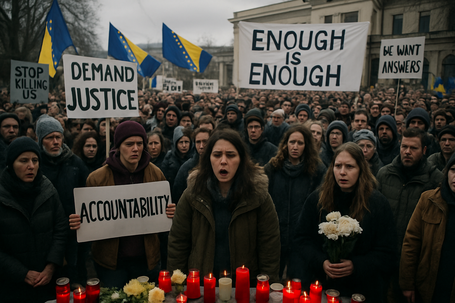 Bosnia Demands Justice: Mass Protests Continue Following Student Tramway Tragedy