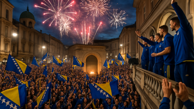 Thousands Celebrate in Sarajevo as Bosnia Qualifies for World Cup in Historic Achievement