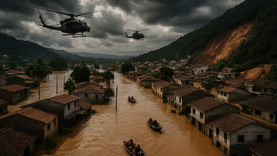 Brazil Floods Kill at Least 30 as Record Rainfall Triggers Catastrophic Landslides in Minas Gerais