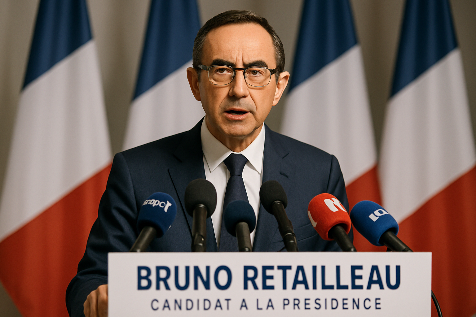 Bruno Retailleau Announces 2027 French Presidential Campaign, Promises Immigration Crackdown