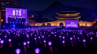 BTS Transforms Seoul's Historic Protest Square Into Spectacular Comeback Celebration