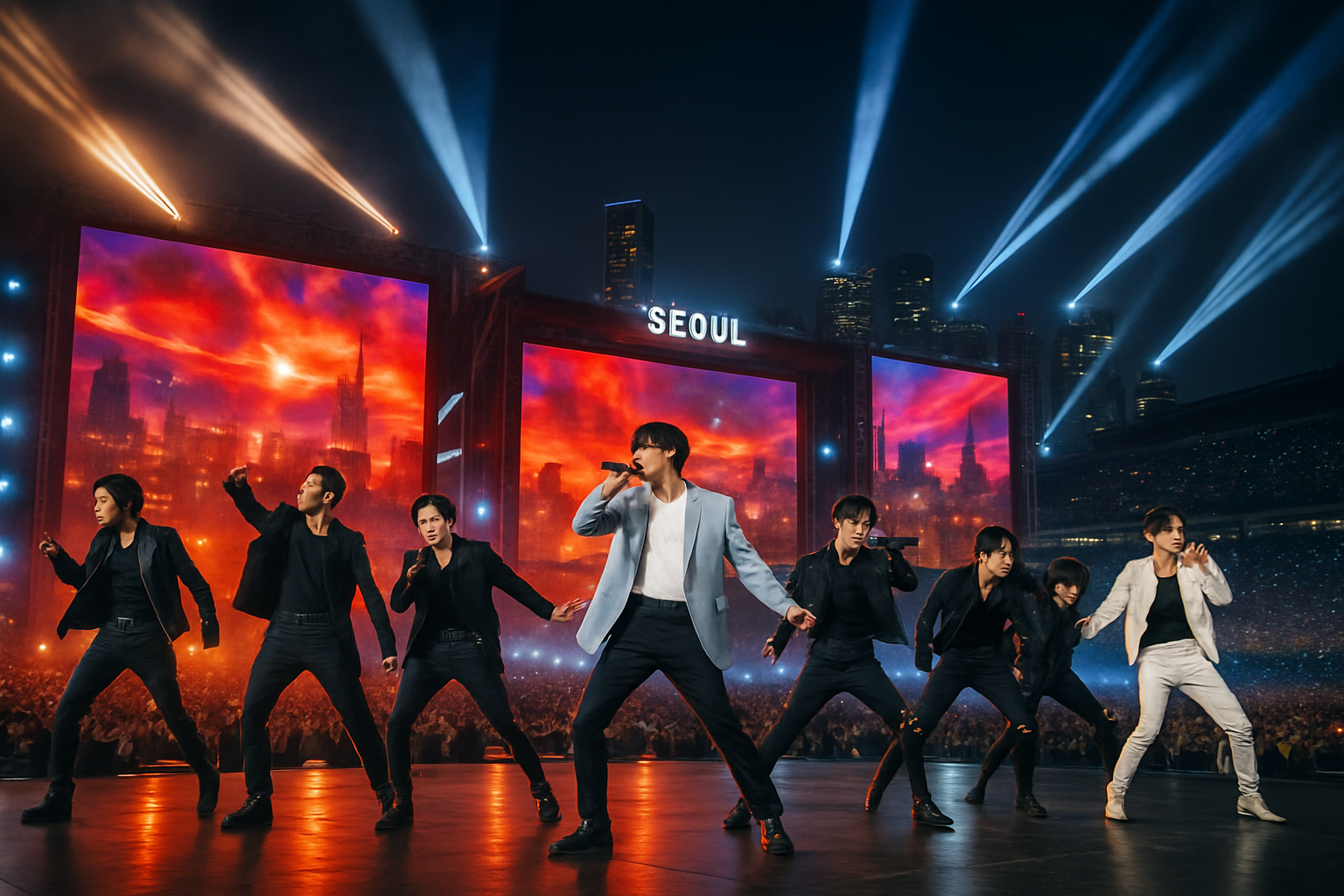 BTS Returns with Historic Comeback After Four-Year Hiatus, Igniting Global Fan Frenzy in Seoul