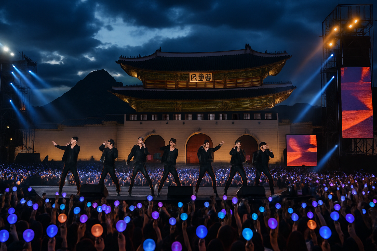 BTS Shuts Down Central Seoul for Historic Comeback Concert at Gwanghwamun Square