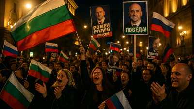 Bulgaria's Former President Radev Claims Decisive Victory in Historic Elections, Ending Years of Political Crisis