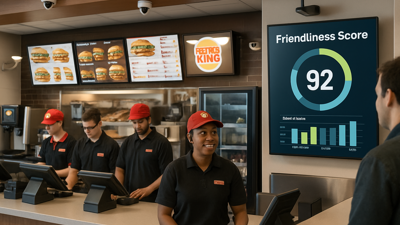 Burger King Deploys AI Employee Monitoring Across 500 Restaurants to Track Staff Friendliness