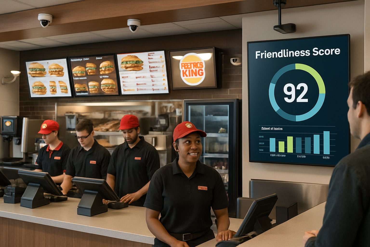 Burger King Deploys AI Employee Monitoring Across 500 Restaurants to Track Staff Friendliness