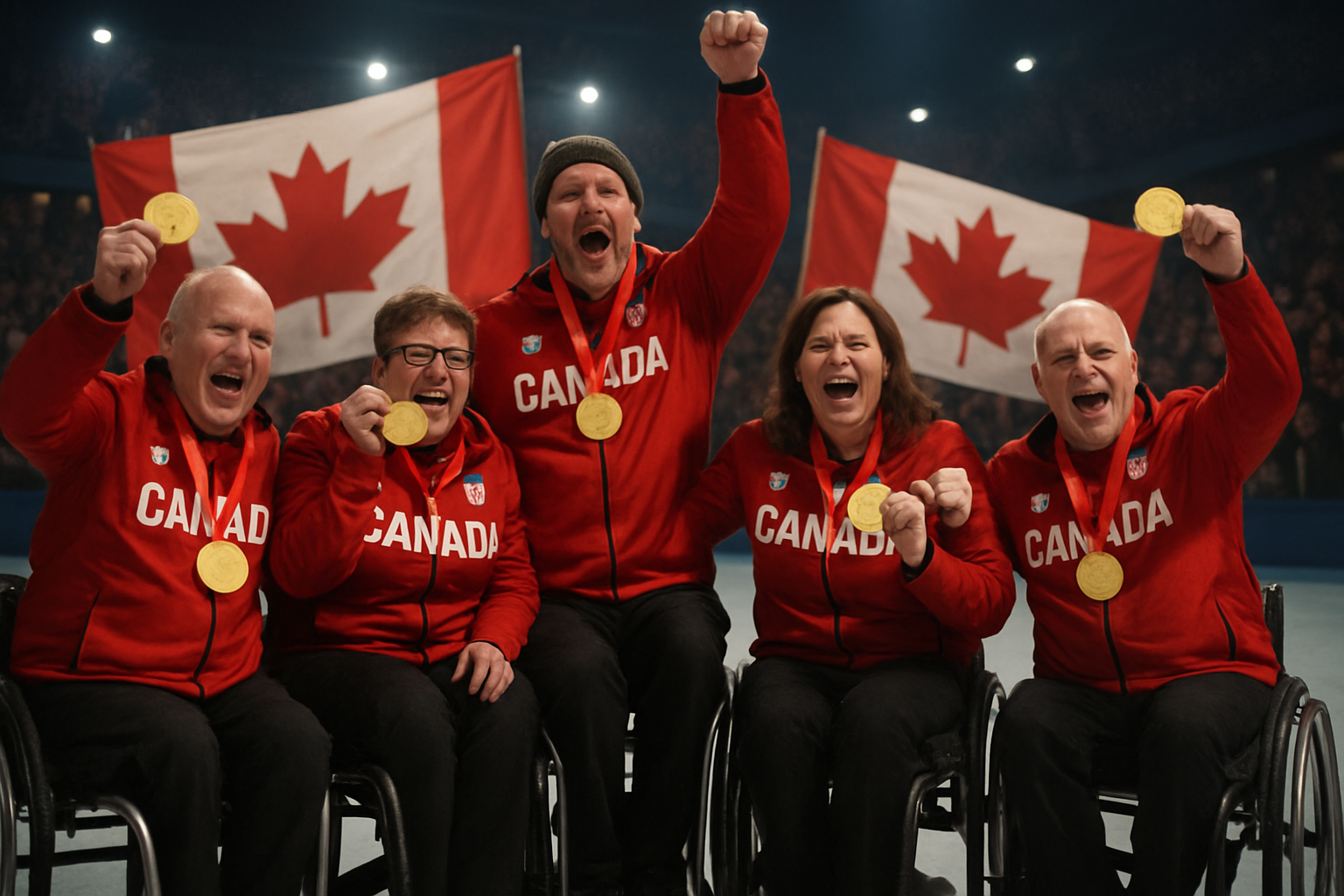 Canada's Wheelchair Curling Team Completes Perfect Paralympic Campaign, Claiming First Gold Since 2014