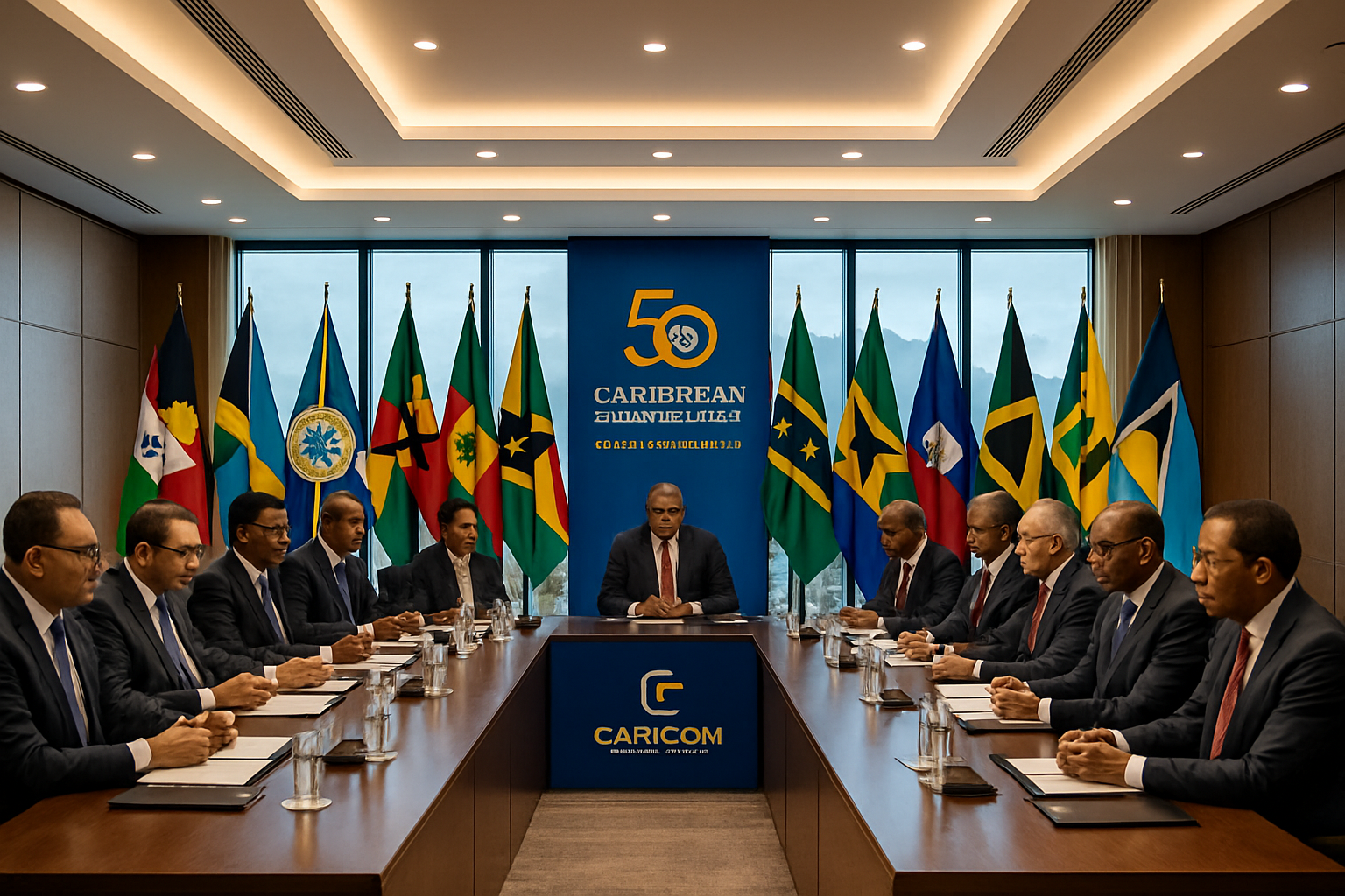 Caribbean Unity Tested as CARICOM Leaders Mark 50 Years Amid U.S. Military Operations and Regional Divisions