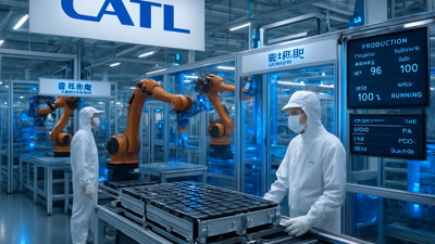 CATL's 42% Profit Surge Solidifies China's Electric Vehicle Battery Dominance