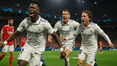 Champions League Drama: Real Madrid and PSG Survive Scares as European Giants Clash