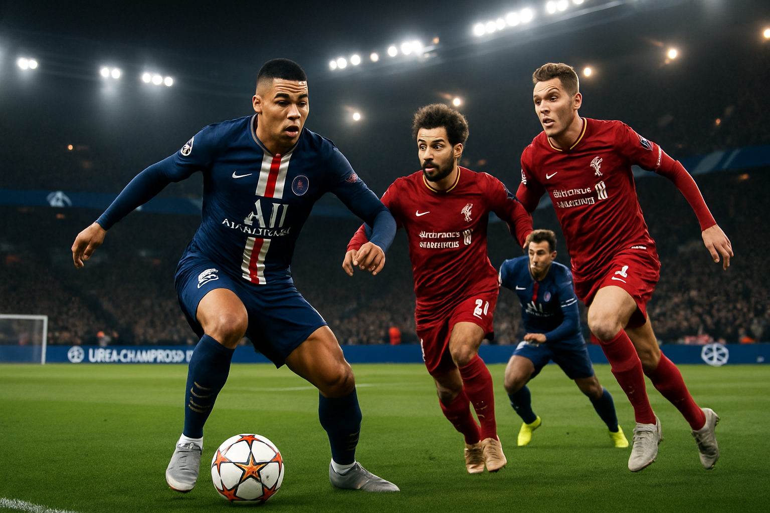 PSG Dominant Against Liverpool as Atletico Madrid Stuns Barcelona in Champions League Quarter-Finals