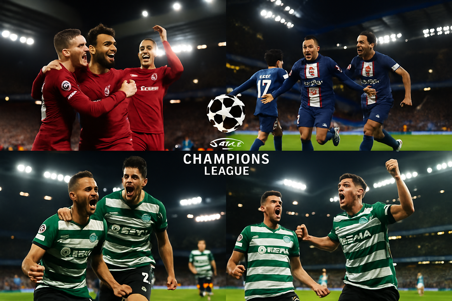 Champions League Round of 16: PSG Demolish Chelsea, Sporting Complete Historic Comeback