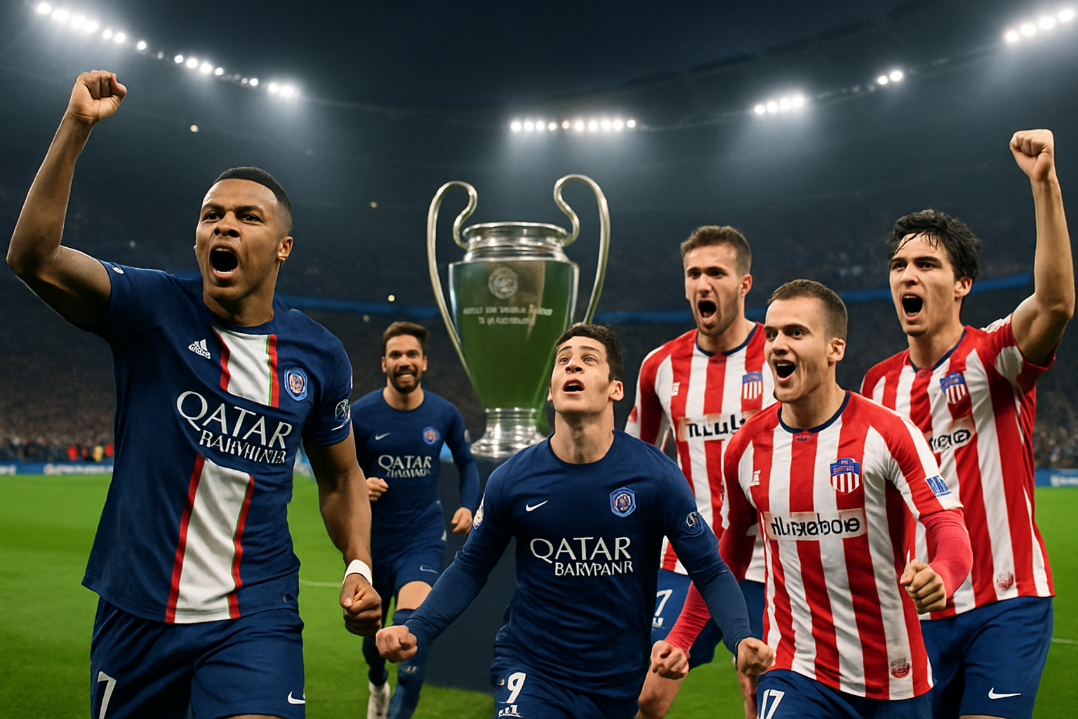 PSG and Atletico Madrid Complete Champions League Semifinal Lineup After Dramatic Quarter-Final Conclusions