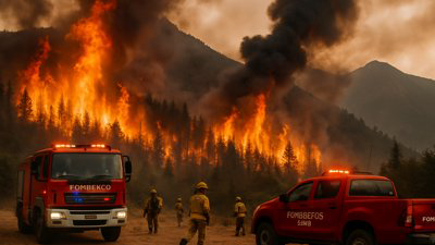 Chile Wildfires Death Toll Rises to 20 as State of Catastrophe Declared in Biobío and Ñuble Regions