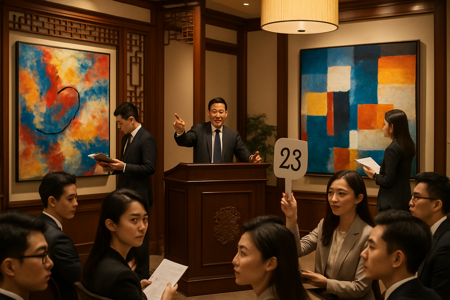 China's Art Market Shows Signs of Recovery as Next-Generation Buyers Enter Amid Economic Slowdown