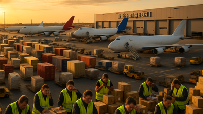 China E-Commerce Surge Overwhelms Belgian Airport as Trade Tensions Mount