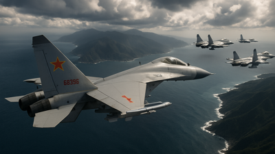 China Resumes Military Flights Near Taiwan After Mysterious Pause as US Intelligence Warns of Iran Support Plans
