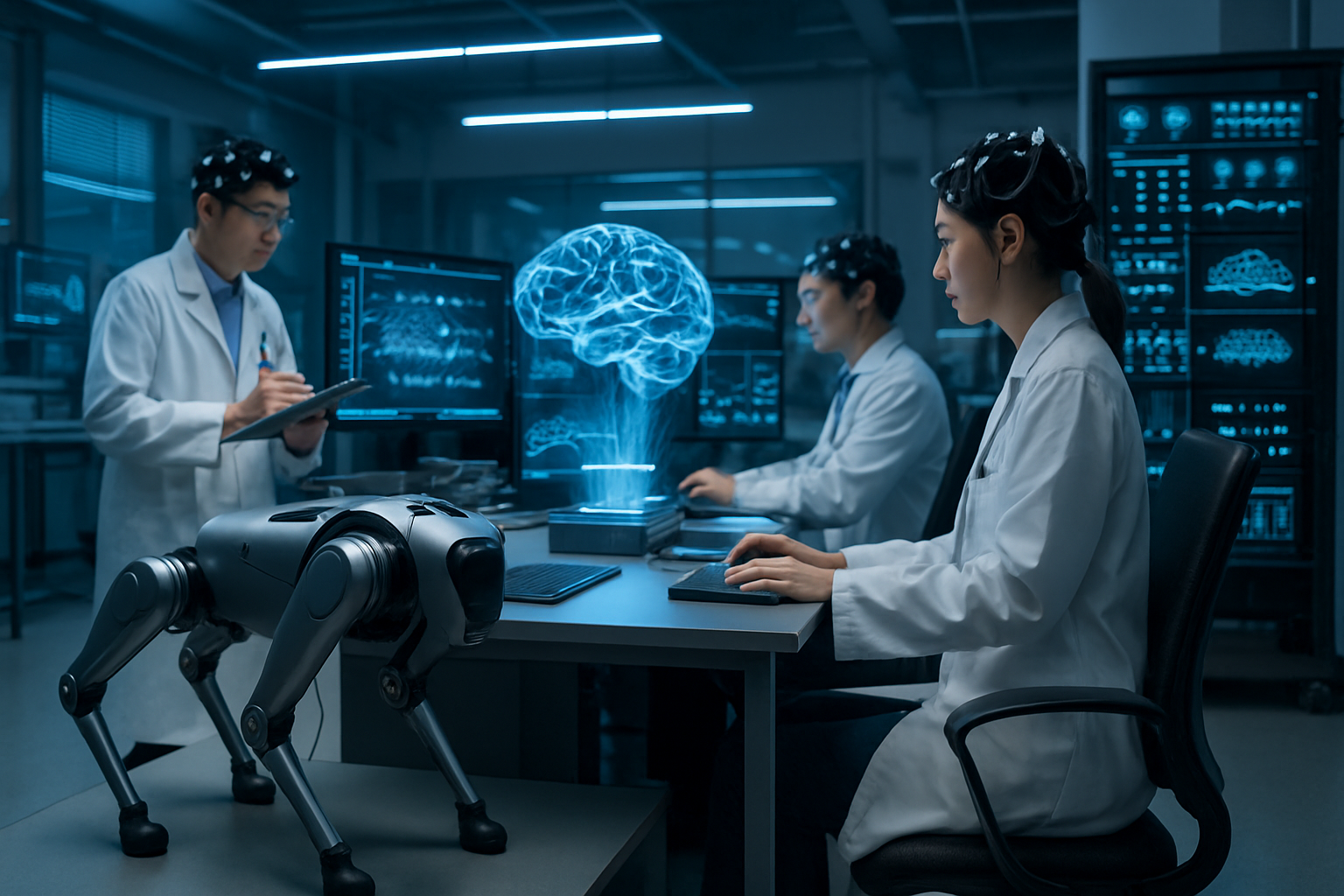 China Achieves Historic Breakthrough with Mind-Controlled Robot Dog Technology