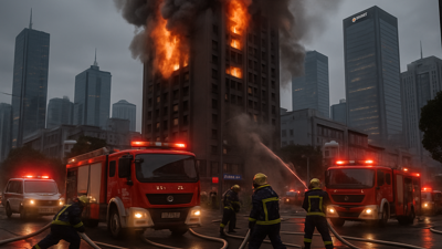 Deadly Building Fire in China's Shanxi Province Claims Three Lives, Injures 23