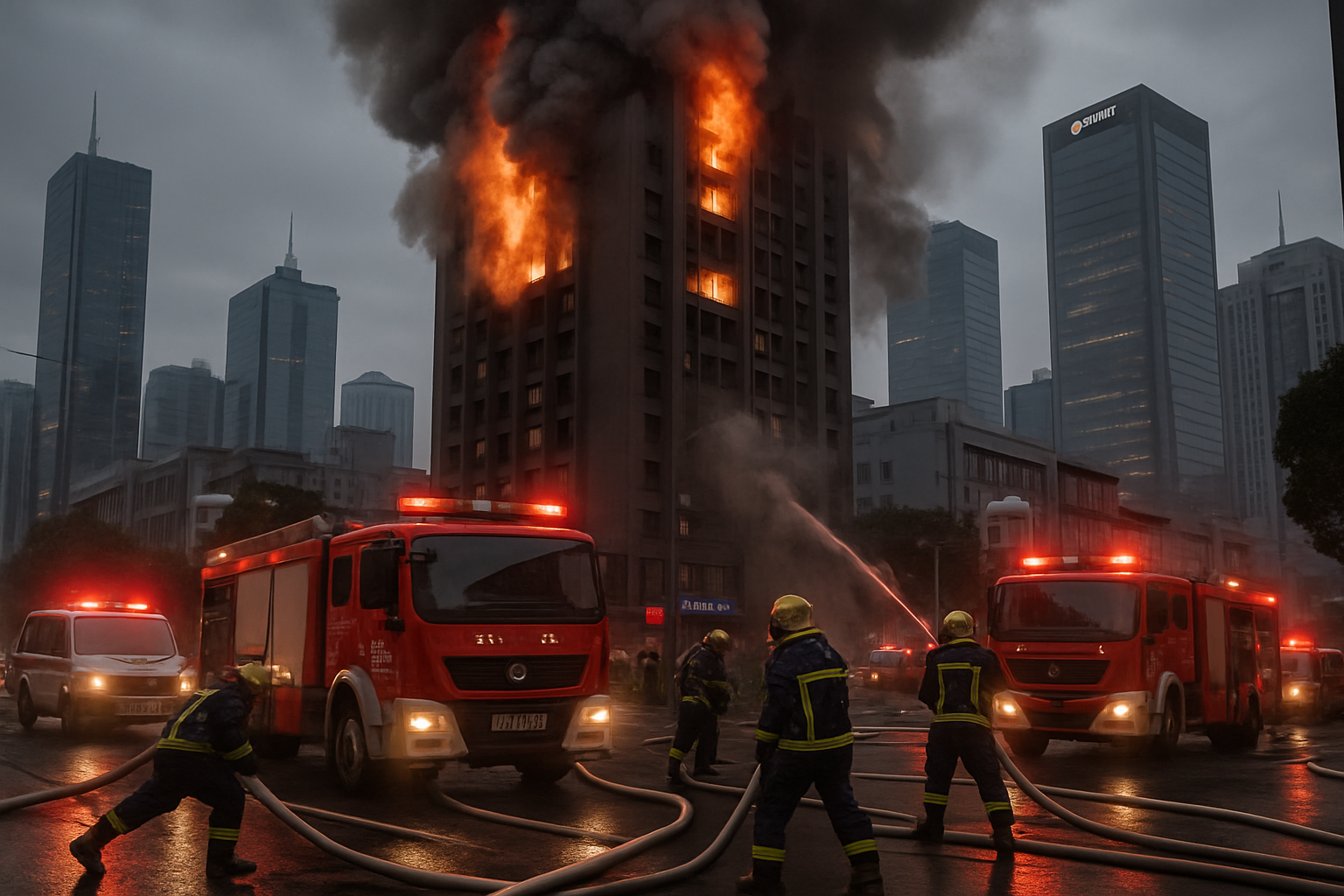 Deadly Building Fire in China's Shanxi Province Claims Three Lives, Injures 23