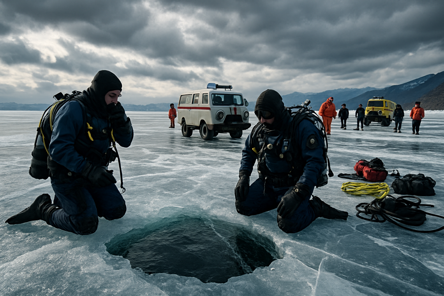 Eight Dead as Chinese Tourist Bus Plunges Through Ice on Lake Baikal in Tragic Accident