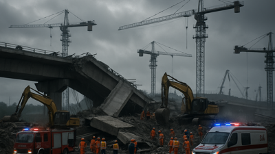 Bridge Collapse in Eastern China Kills Five, Prompts Major Rescue Operation