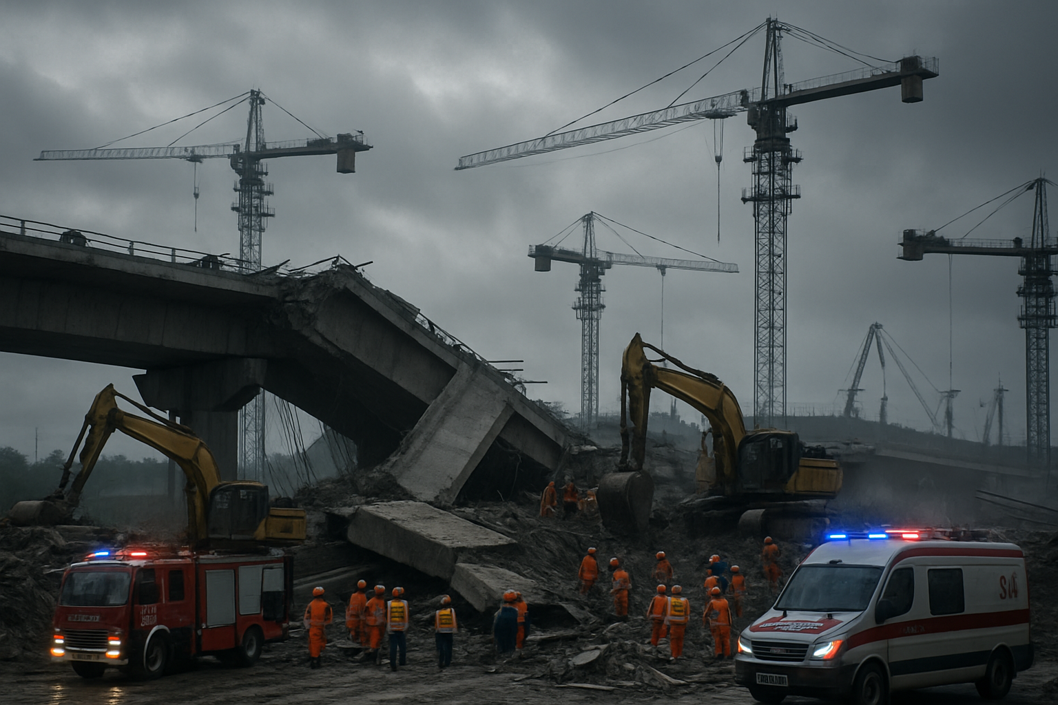 Bridge Collapse in Eastern China Kills Five, Prompts Major Rescue Operation