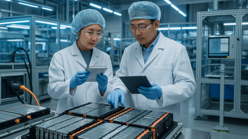 Advanced battery manufacturing facility