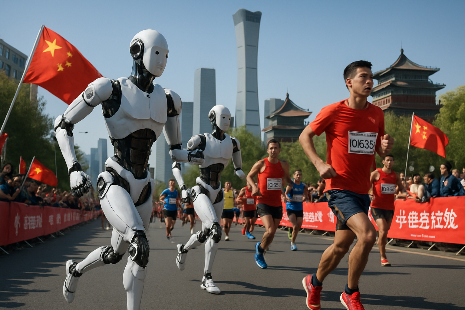 Chinese Robots Shatter Marathon Records in Historic Beijing Half Marathon Victory