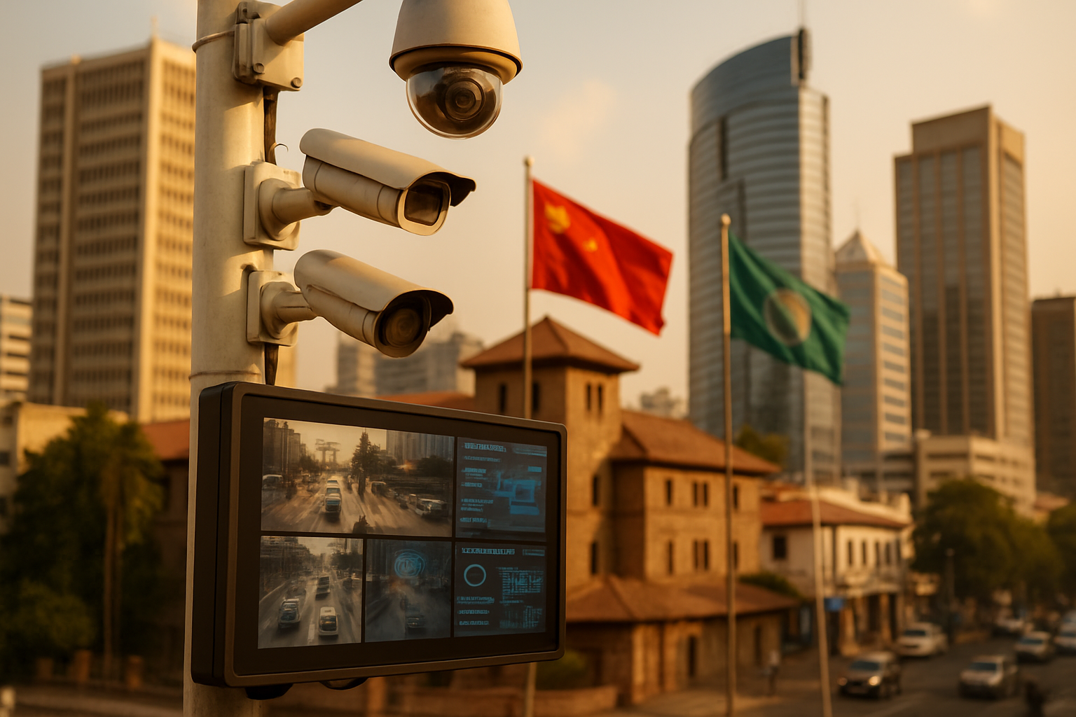 Chinese Surveillance Technology Expands Across Africa as ZTE, Hikvision, and Huawei Lead Smart City Revolution