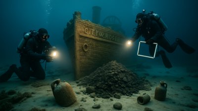 150-Year-Old Coal Ship Mystery Solved as Offshore Wind Survey Uncovers Historic City of Hobart Wreck