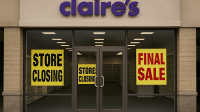 Claire's Shuts Down All 154 UK and Ireland Stores, 1,300 Jobs Lost as Three Decades on British High Streets End