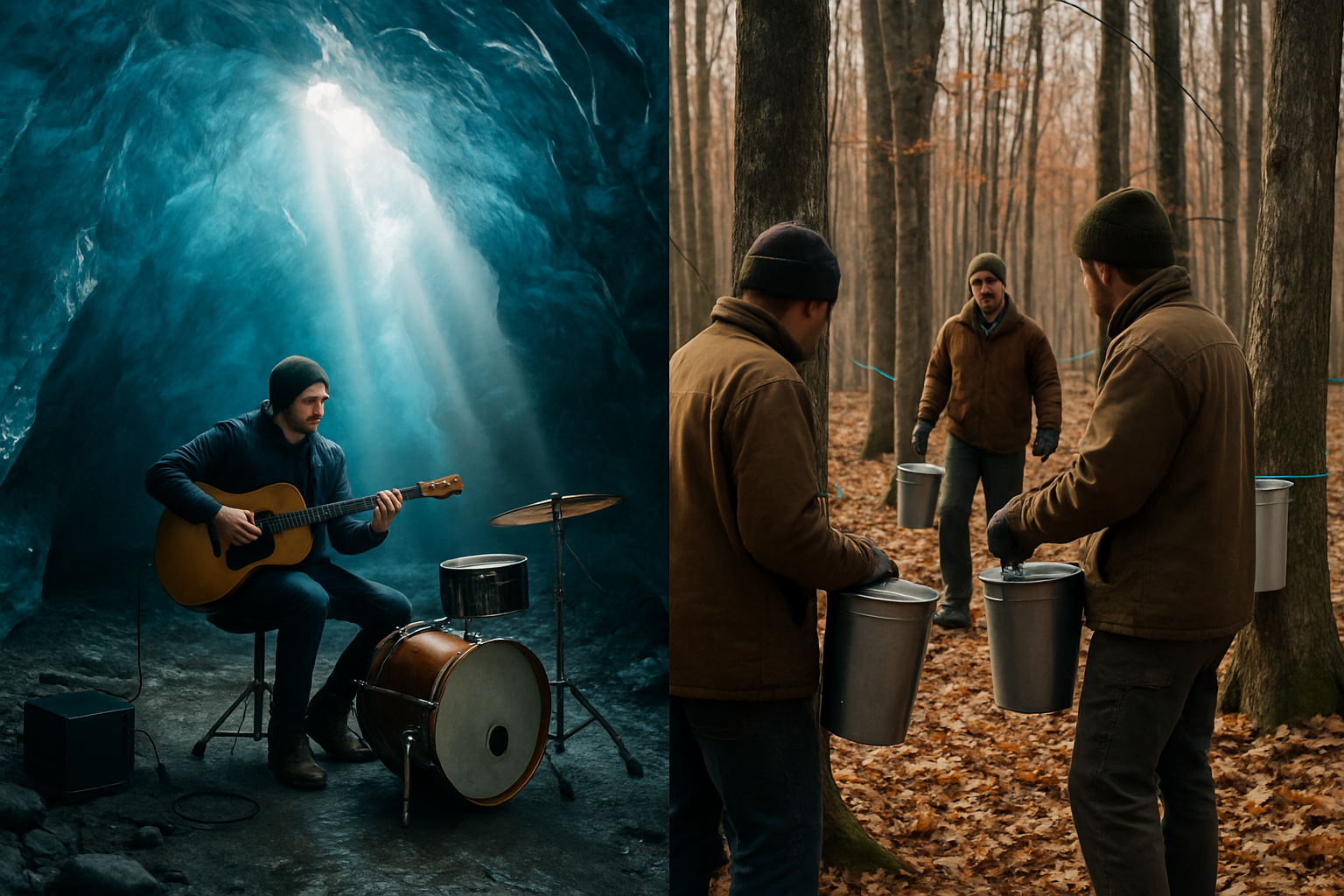 Climate Crisis Sparks Unprecedented Cultural and Agricultural Response as Swiss Musician Performs in Melting Glacier, Quebec Maple Syrup Industry Faces Existential Challenge