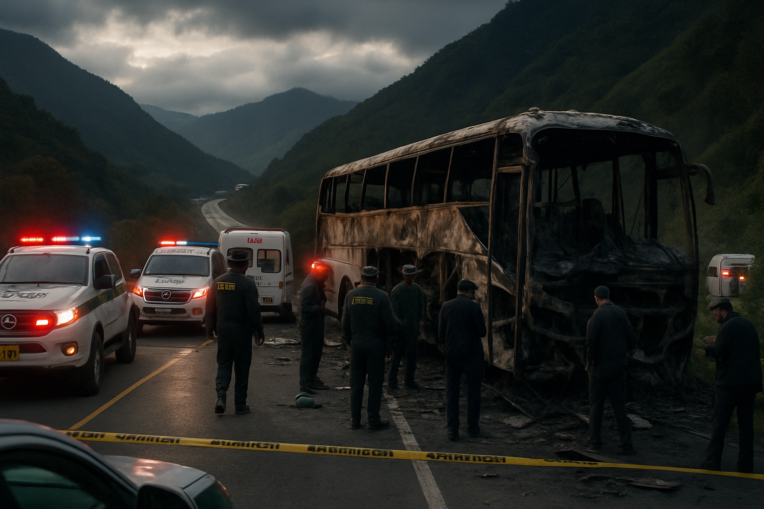 Colombia Bus Bombing Kills 14 as FARC Dissidents Launch Coordinated Terror Campaign