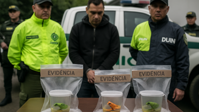 Colombia Arrests Wildlife Trafficker with 17 Endangered Frogs as Global Conservation Crisis Intensifies