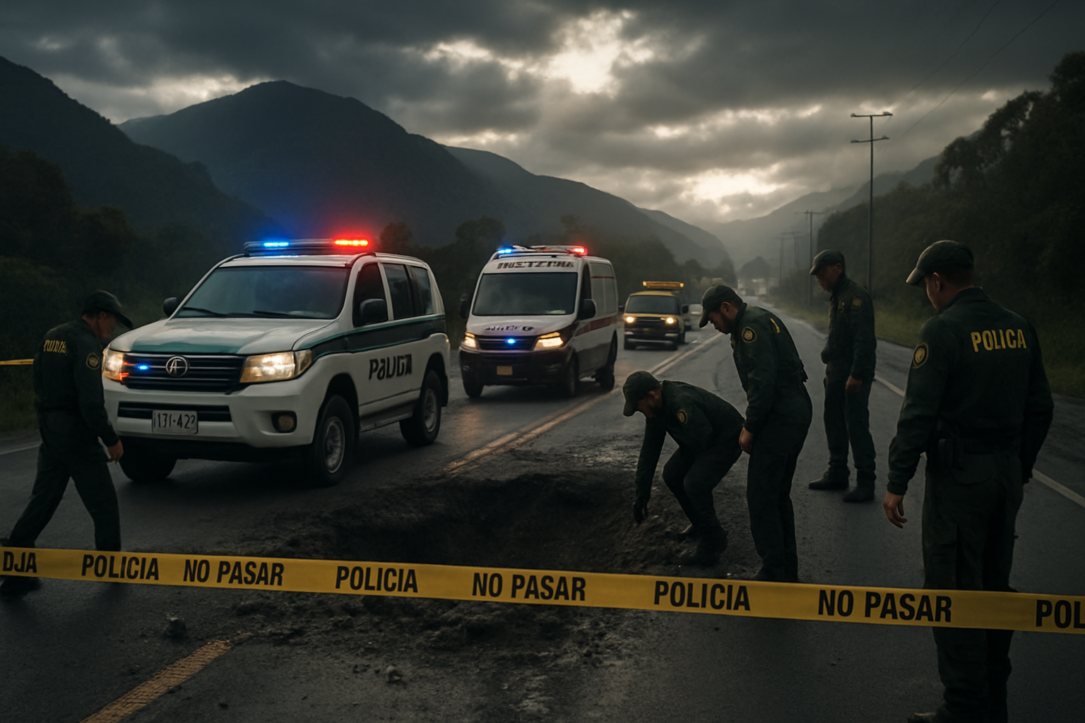 Deadly Highway Bomb Attack in Colombia Kills 14 Ahead of Presidential Election