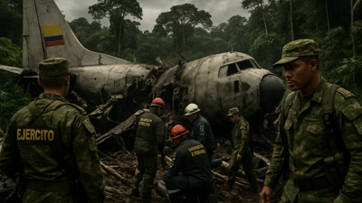 Colombian Military Plane Crash Kills 66 in Amazon Takeoff Disaster